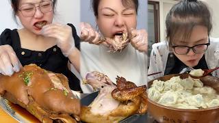 Mukbang food challeng new with real sound #d9mukbang #mukbang screenshot 3