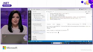 Installing and getting started with  NET in VS Code