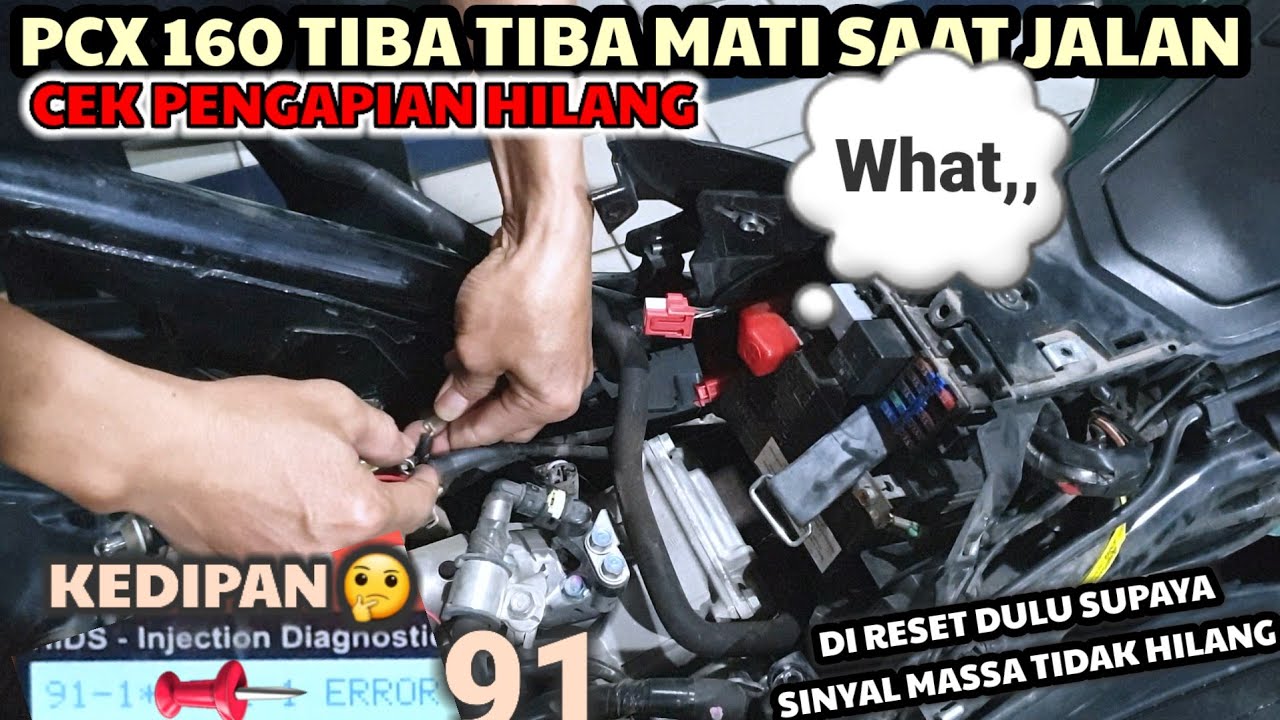 Pcx 160 tiba tiba mati saat jalan dan hilang pengapian @Yudikakakeke