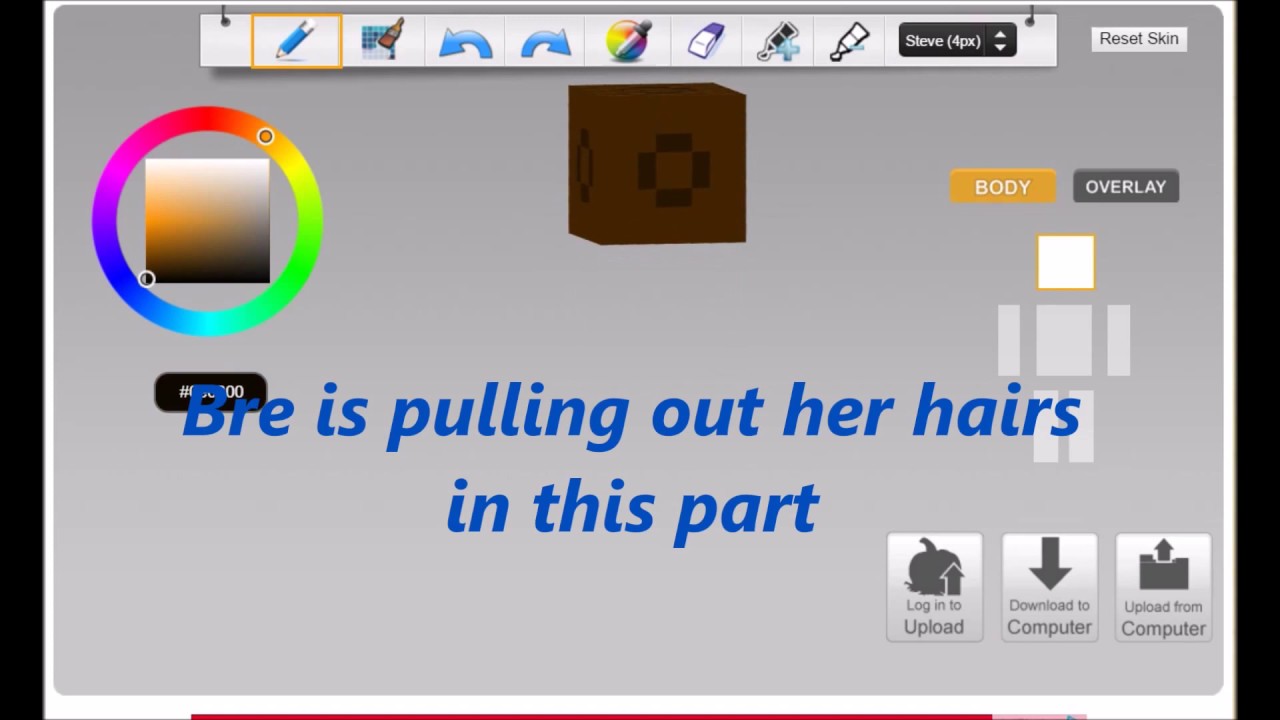 minecraft skin making baby boy youtube