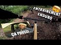 Entrainement enduro il fait chaud 