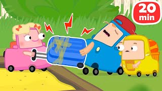 Çizgi Film Wheelzy Ailesi - Kız Ve Erkek Çocuklar Için Oyuncak Arabalar Ile Özel Bölümler