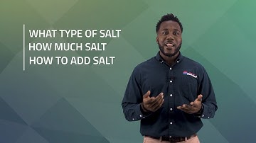 Adding Salt To Your Swimming Pool - In 60 Seconds