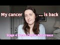 My Cancer is Back (Spine Metastasis) - Stage 4 Breast Cancer Reoccurrence