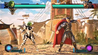 Gamora & Rocket Raccoon vs Thor & Doctor Strange (Hardest AI) - Marvel vs Capcom: Infinite