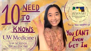 UW School of Medicine | 10 THINGS TO KNOW Before Applying (don't get WWAMI-ed into it) + GIVEAWAY