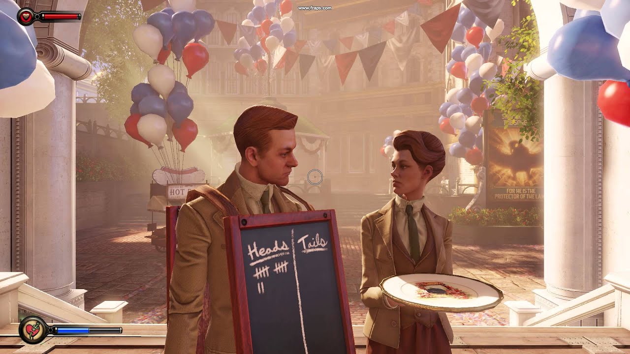 Bioshock Infinite Heads or Tails SAYS TAILS YouTube