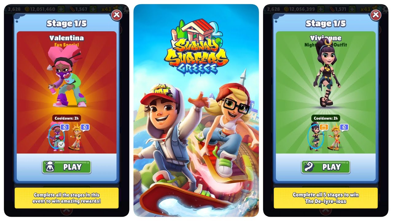 Subway Surfers Greece 2025 vs No Floor Challenge Floor is Lava vs Plant invasion