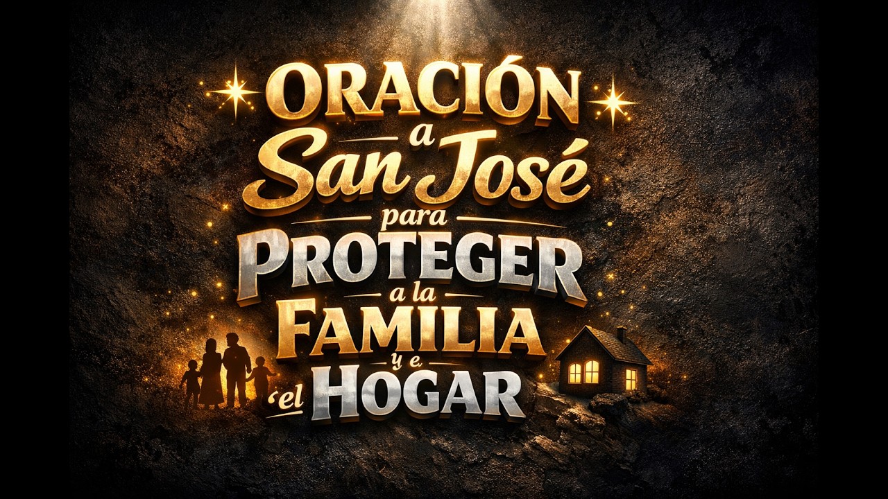 ORACIÓN a SAN JOSÉ para PROTEGER a la FAMILIA y el HOGAR - YouTube