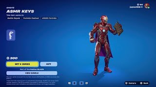 ASMR Keys Emote in Fortnite! 😌🎮 screenshot 4