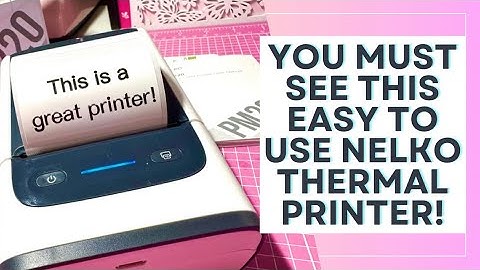 NELKO PM220 POCKET SIZED THERMAL PRINTER! THIS IS A MUST HAVE! EASY TO USE AND BUDGET FRIENDLY! 🌸🌸🌸