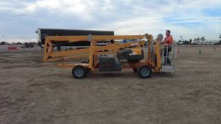 2014 Haulottebil-Jax 55Xa Tow Behind Articulated Boom Lift O13 1 0085