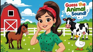 動物の鳴き声を当てよう 🐮 | 幼児向けの楽しい動物の鳴き声ゲーム | ミス・メロンと一緒に農場の動物について学ぼう screenshot 3