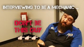 Interviewing To Be A Mechanic