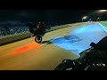POV Kawasaki Ninja ZX6R Chill Fun Night Ride Miami Beach to Secret Spot (No music - Pure sound)
