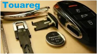 TOUAREG VW KEY disassembly Battery install