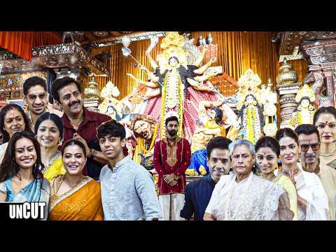 UNCUT | 80th North Bombay Sarbojanin Durga Puja 2026 | DAY 03 | Kajol, Nysa Devgan, Yug, Ranbir