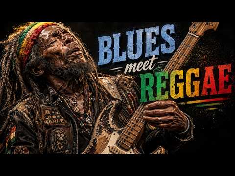 Relaxing Blues Meets Reggae 🎸🔥 | Soulful Guitar Vibes & Jamaican Blues Rock Fusion