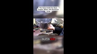 Don't toss that old appliance base! The hidden metal value might surprise you. 💰