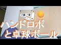ハンドさんと卓球ボール [Miss Hand and Ping-pong ball]