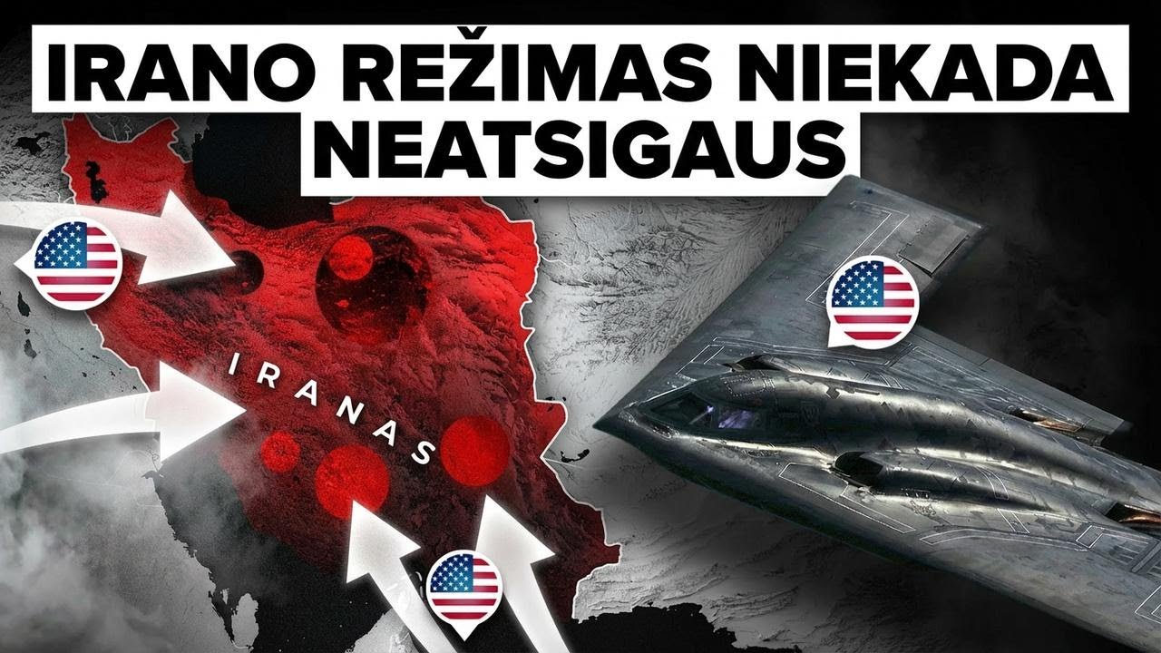 JAV B-2 pilotai pribloškė Iraną netikėtais veiksmais
