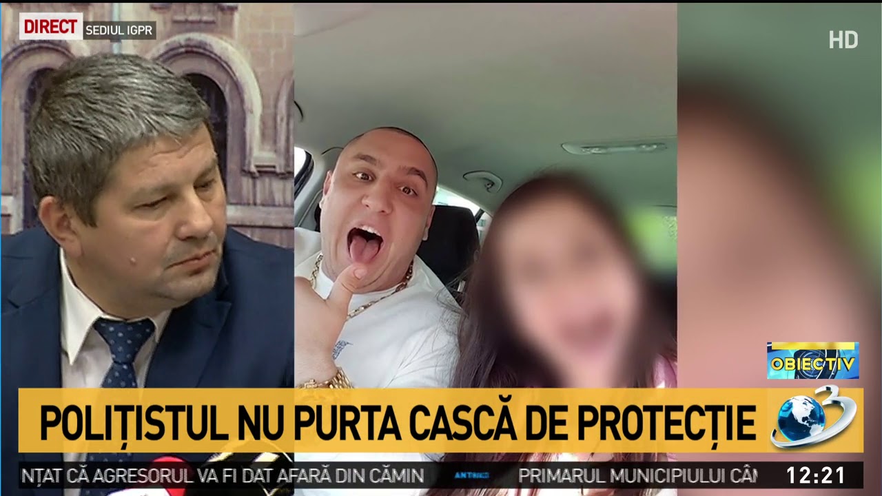 IGPR: Polițistul din Suceava tăiat cu sabia nu purta cască de protecție