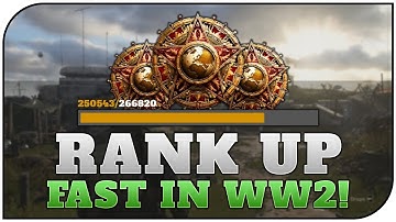 HOW TO RANK UP FAST IN COD WW2! (8 Best Ways to Gain XP and Level Up Faster)