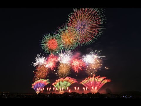 [4K60p]2018利根川大花火大会【オープニング/山﨑煙火】/Tone River Fireworks Display “Opening”-Yamazaki Enka