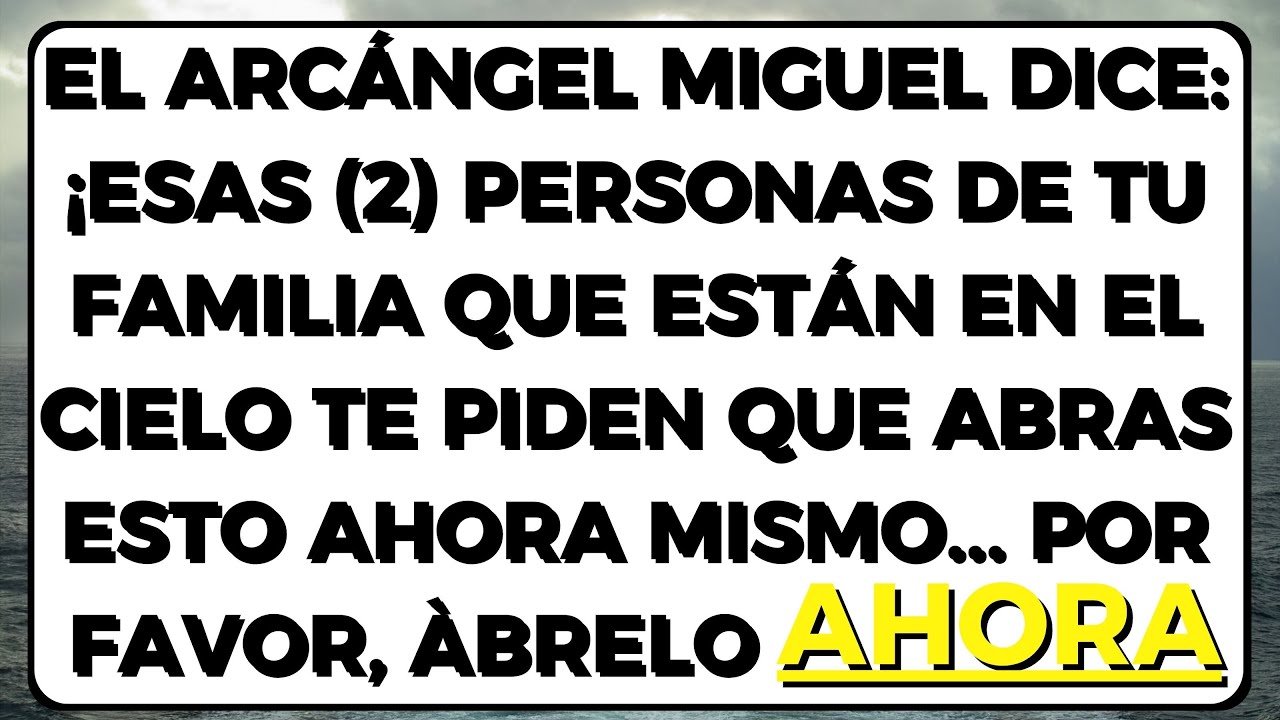 DIOS MANDÓ A DECIRTE: NO TE PERDONARÉ SI IGNORAS ESTO AHORA...!