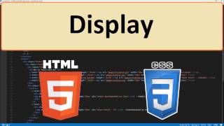 HTML5 and CSS3: 23 - Display