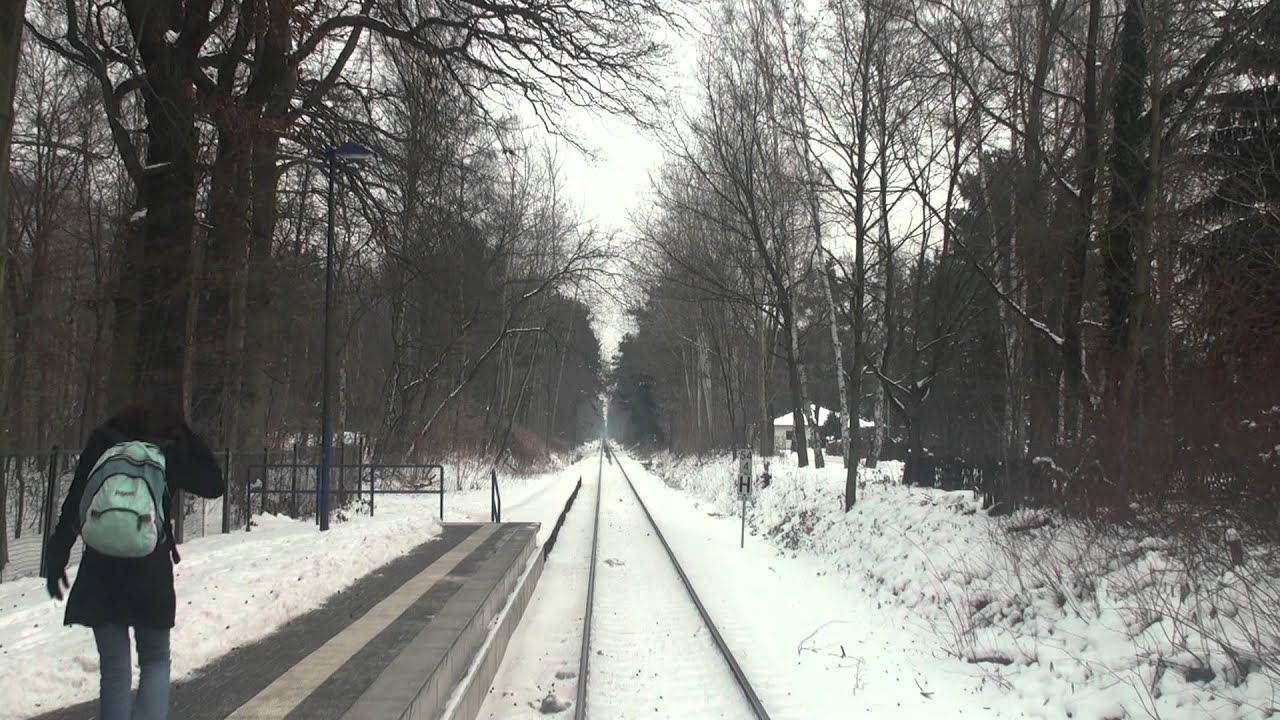 Führerstandsfahrt Heidekrautbahn NE27: Berlin Karow - Wensickendorf (Januar 2010)