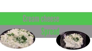 Cream Cheese Spread with dill and green onions