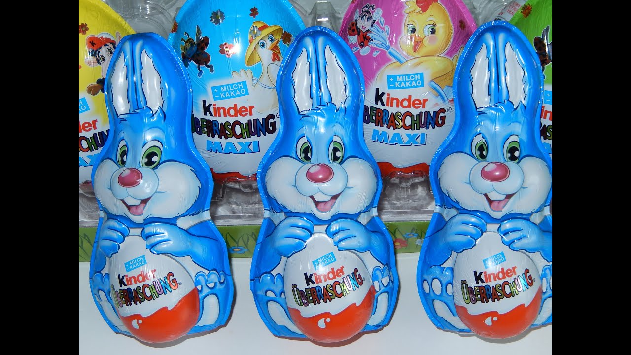CHOCOLATE BUNNY Surprise Eggs For kids chocolate easter bunny. YouTube