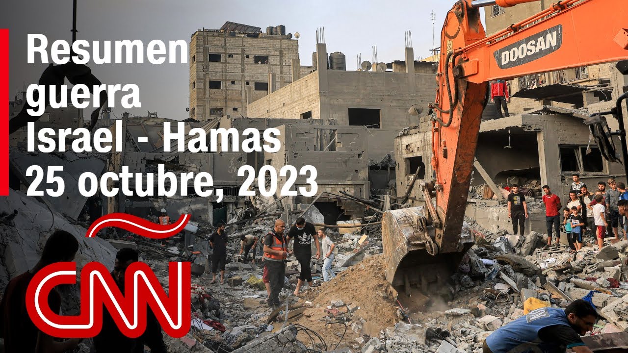 Resumen en video de la guerra Israel Hamas noticias del 25 de