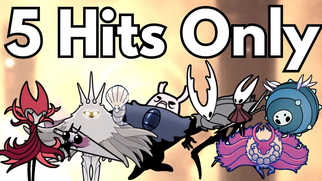 Pantheon 5 Hitless Attempt - 5 Hits [ Hollow Knight ] - YouTube