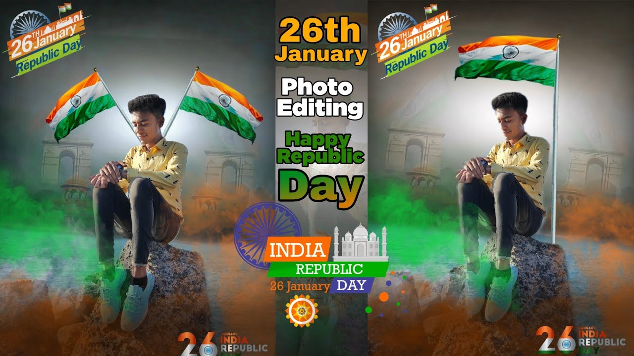 26 January Special Photo Editing 2021 | Indian Republic Day Photo Editing | Picsart Editing