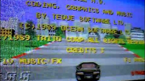 Atari 520 STE RGB Scart Lead Demo - Chase HQ