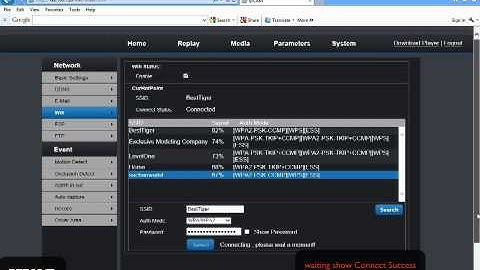 BTTCAM IPC7268HD 1280x720 720p QR Code ip camera P2P all settings