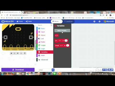 เทคนิดการทำ score (เป่ายิงฉุบ) ใน microbit