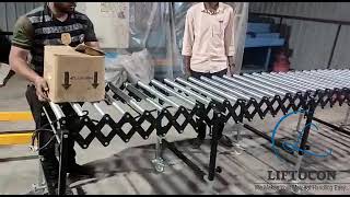 Flexible Roller conveyor by LIFTOCON EQUIPMENTS