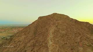 Stunning Lone Mountain Trail overlooking Las Vegas @DroneFrogAir 