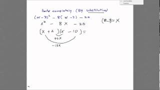 Intermediate Algebra Solve by substitution method