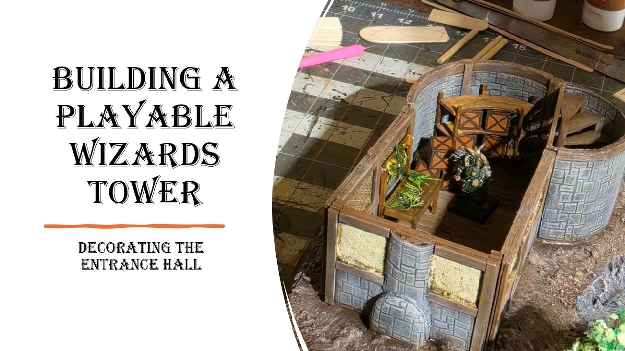Building a Playable Wizards Tower | Ground Floor Decorations - YouTube