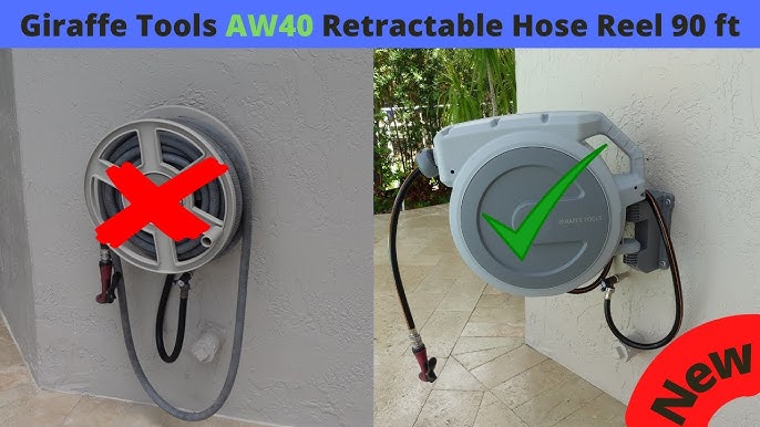 Giraffe Tools Retractable Hose Reel Review 