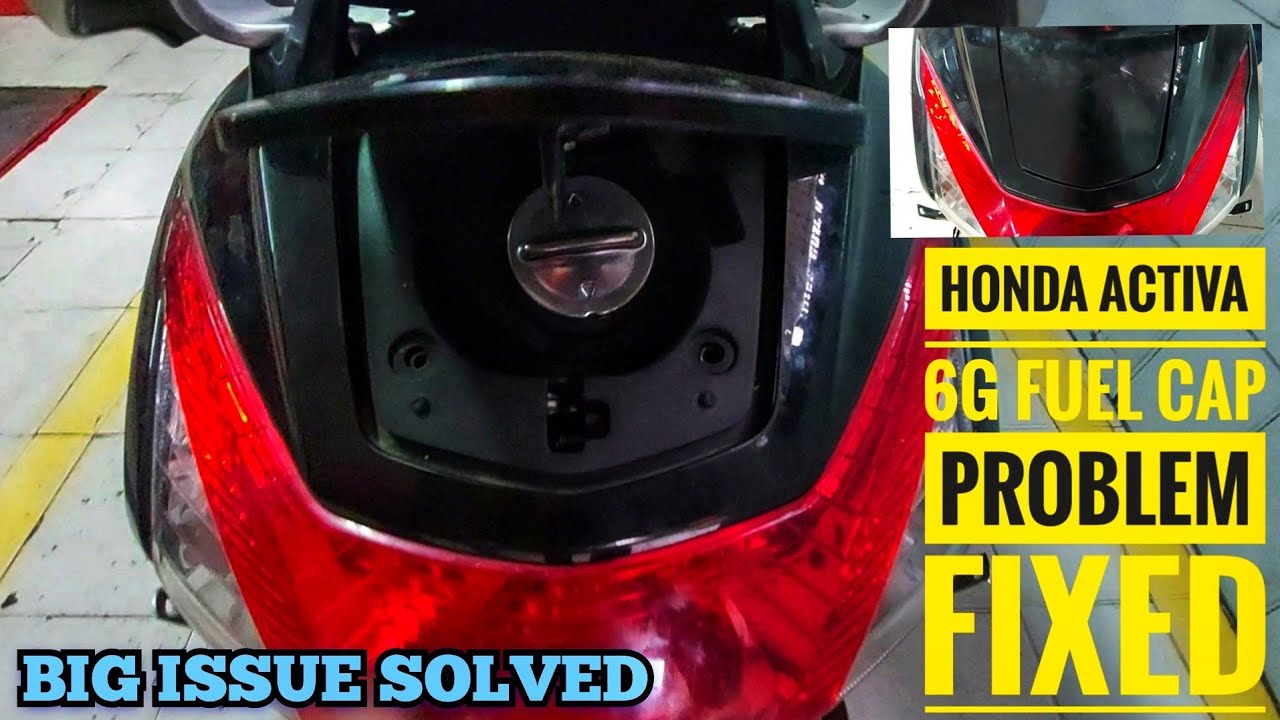 How to fix Honda activa 6g bs6 fuel tank lock problem solved DIY