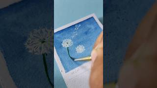 Dandelions|| Ruth B #dandelions #spotifyplaylist || Easy Dandelions drawing #satisfying #fyp #viral