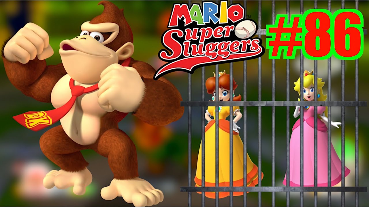 DONKEY KONG CAPTURED PEACH AND DAISY! | Mario Super Sluggers #86