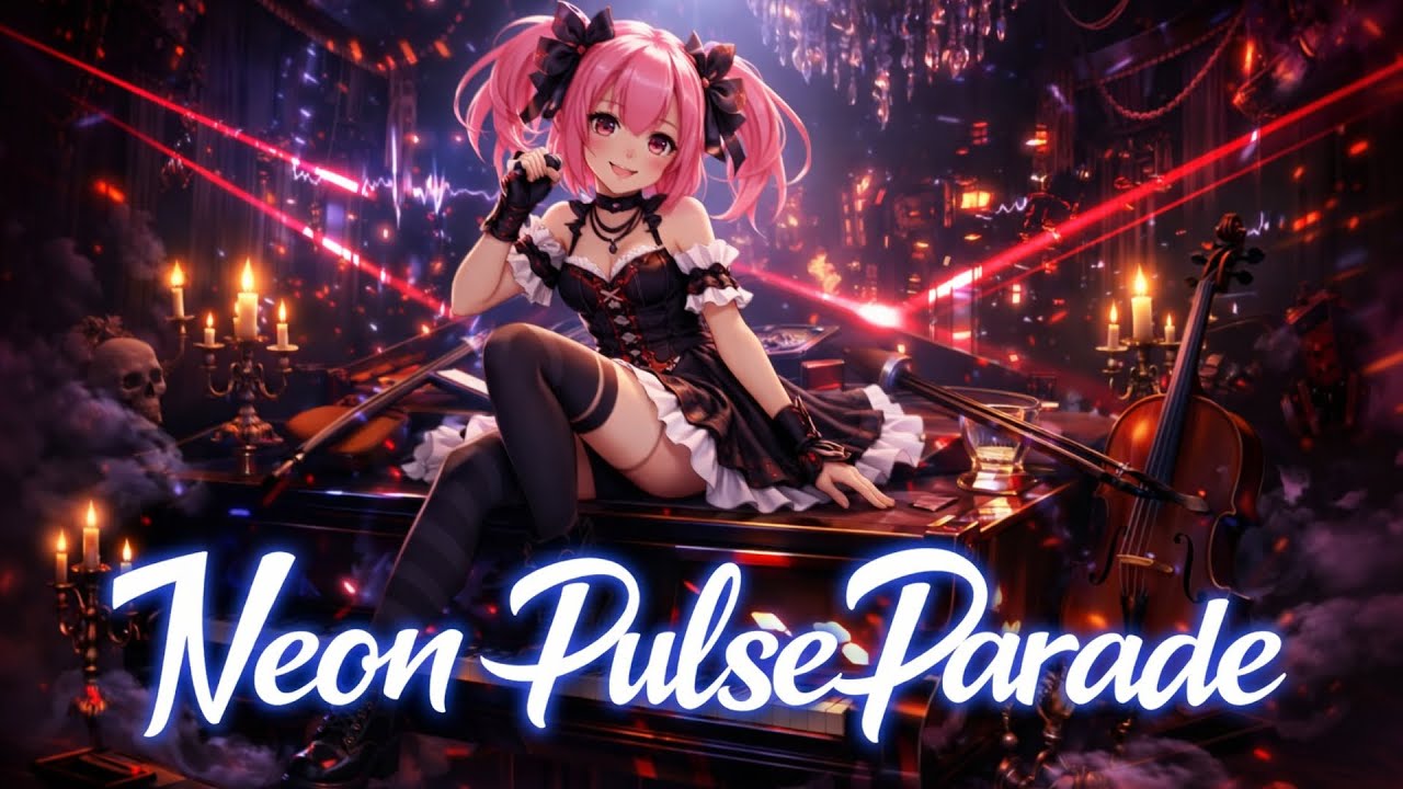 Nightcore ✞ Dark ✞ ➾ Neon Pulse Parade (Lyrics)