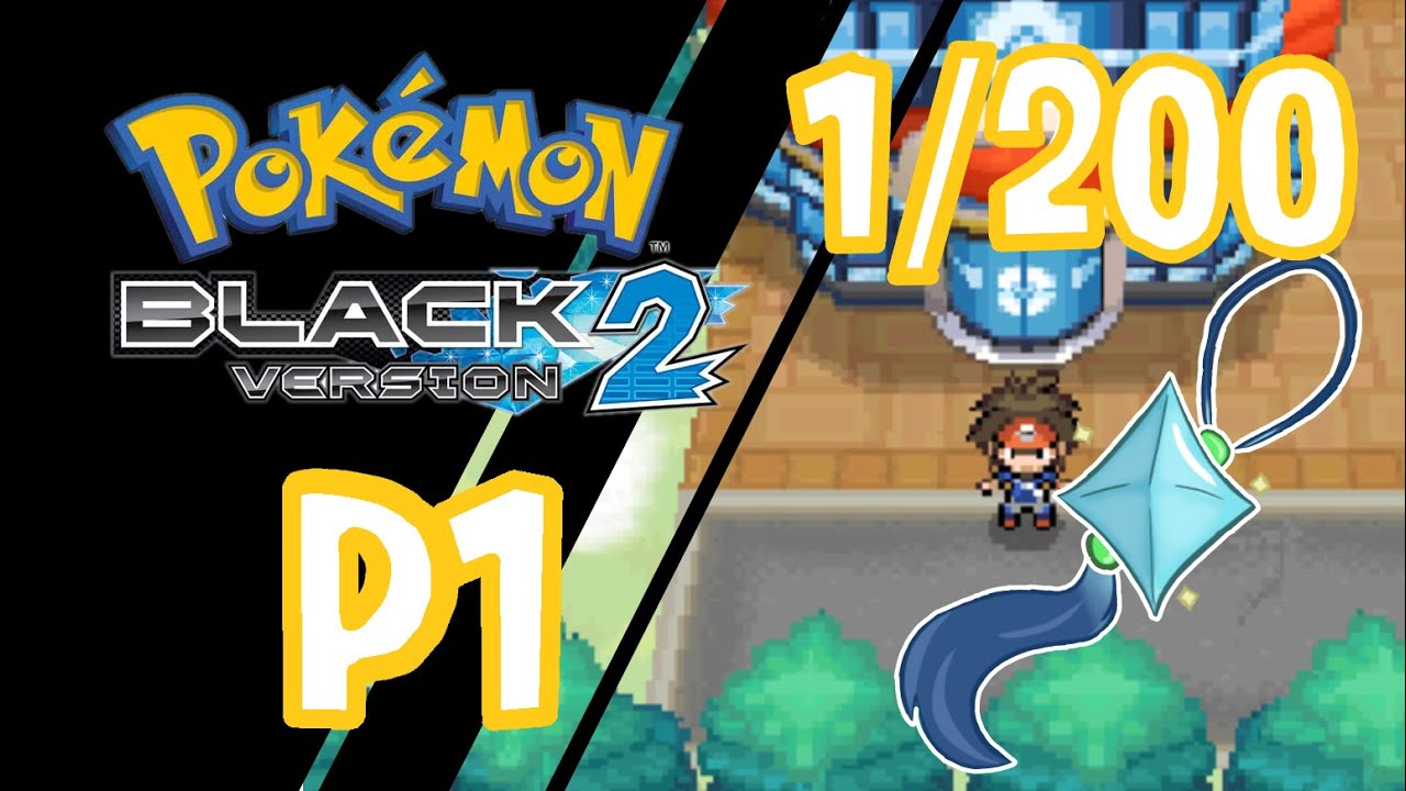 1/200 SHINY ODDS?! Pokemon Black 2 Shiny Badge Quest (Part 1) LIVE