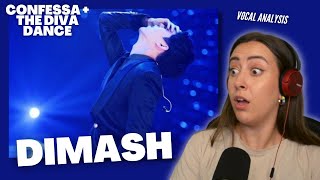 DIMASH KUDAIBERGEN Confessa + The Diva Dance | Vocal Coach Reacts (& Analysis) | Jennifer Glatzhofer